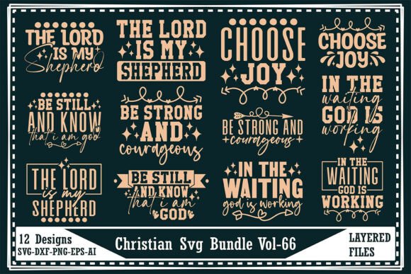 Christian Svg Bundle Vol-66: Graphics for T-Shirt Designs