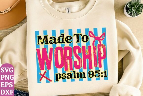Christian Worship Svg, T-Shirt Designs & Graphics