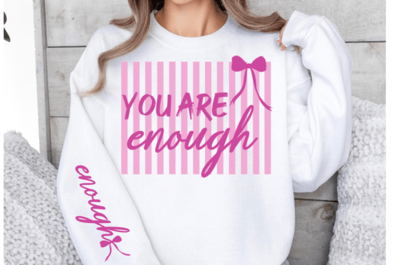 Coquette Are You Enough: T-Shirt Design Graphics
