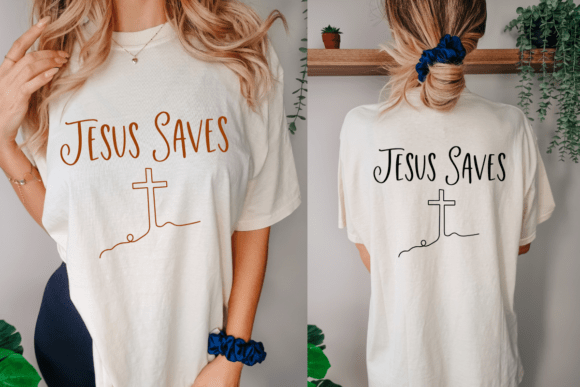 Jesus Saves Svg: Christian Graphics for T-Shirt Brands