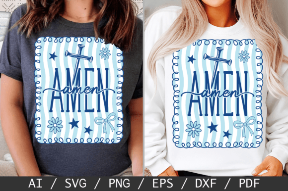 Retro Striped Christian SVG: Graphics for T-Shirt Designs